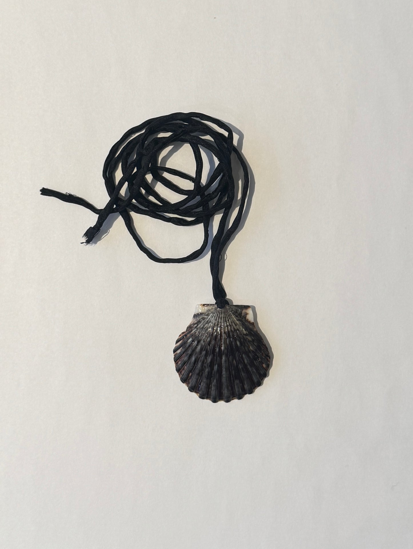 small scallop necklace