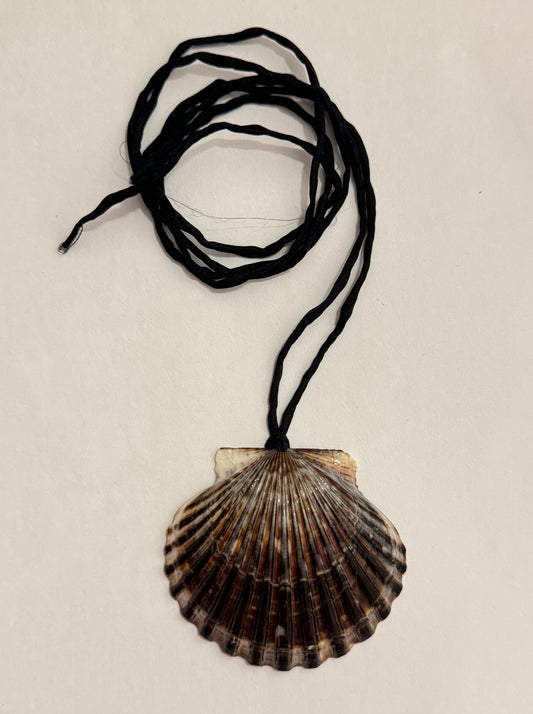 large scallop necklace